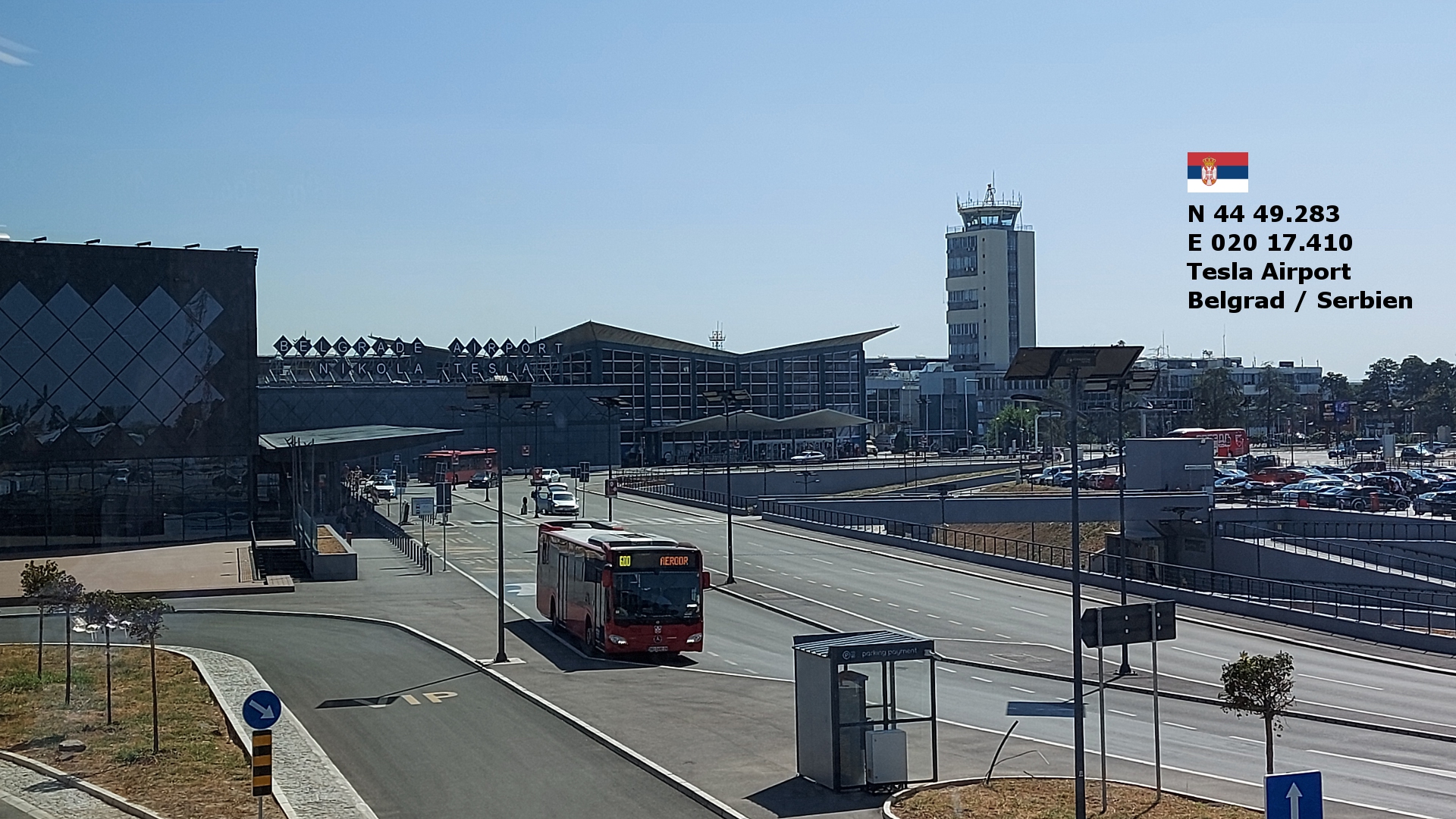 Tesla Airport Belgrad, Serbien
